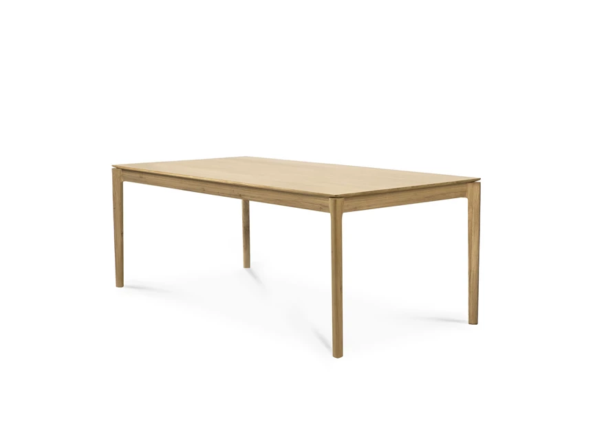 Dicht Verlengbare tafel Oak Bok Varnished Extendable Dining Table 55209 Ethnicraft