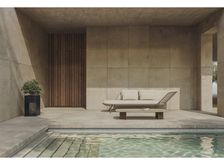 Sfeerfoto Salontafel Pulse Faux Elyps xeramica keramiek Joli