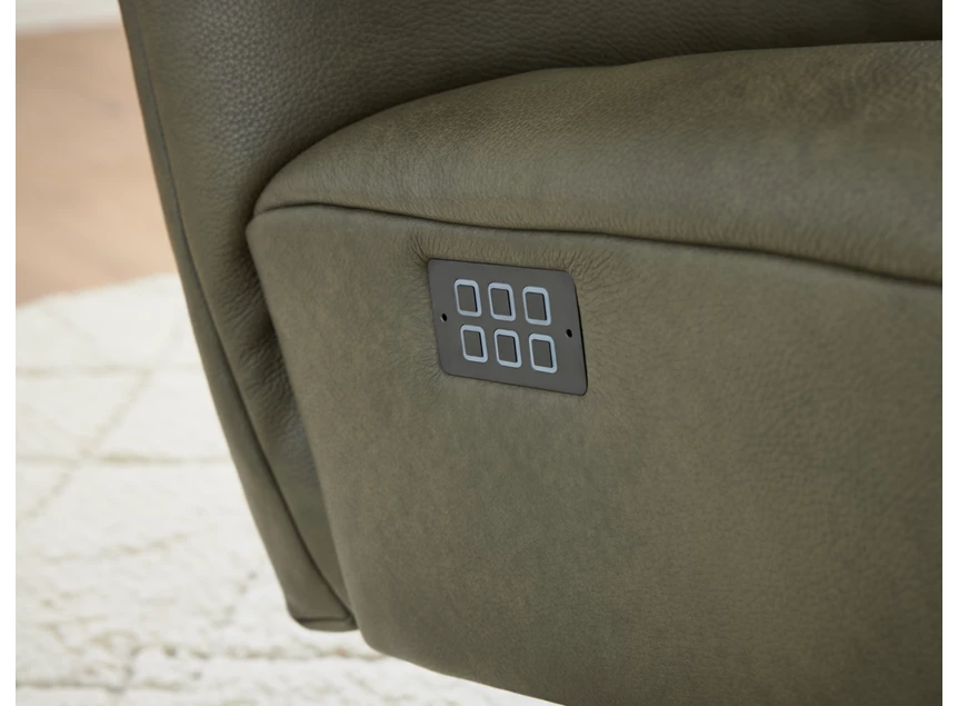 Bediening Elektrische relax MR 2342 M 75 leder groen Musterring Willi Schillig