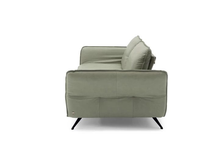 Zijkant Salon MR 2340 leder Musterring Willi Schillig