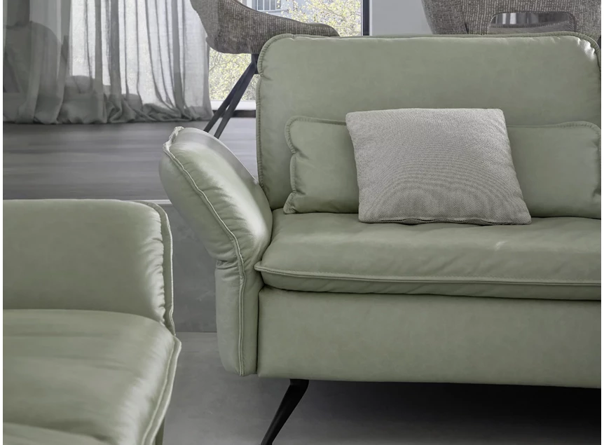 Front leuning Canapé 3-zit NL 85 Salon MR 2340 leder Musterring Willi Schillig