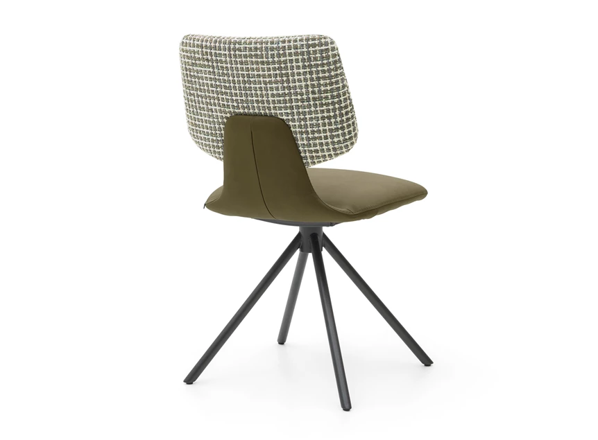 Achterkant Stoel Nerina NE 2343 statiefonderstel recht Musterring