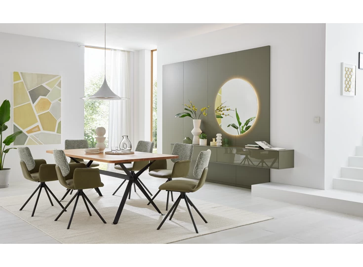 Zijde sfeer Stoel Nerina NE 2343 statiefonderstel recht Musterring