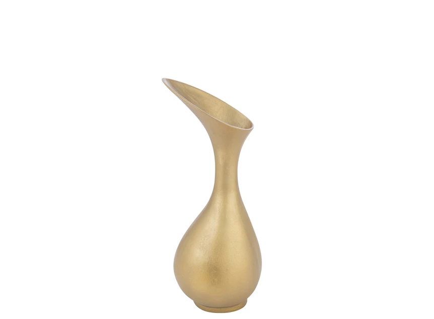 Vaas Olivia aluminium goud M