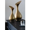 Vaas Olivia aluminium goud M sfeer