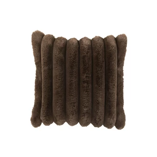 Kussen corduroy polyester choco