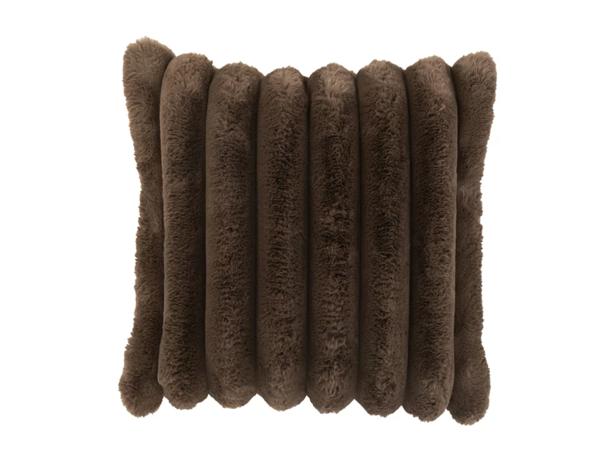 Kussen corduroy polyester choco
