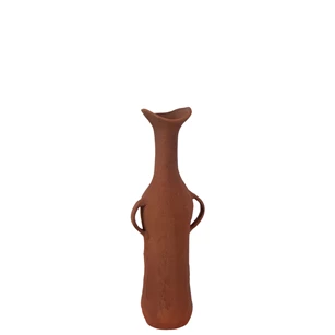Vaas aluminium terracotta S