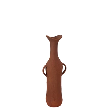 Vaas aluminium terracotta S