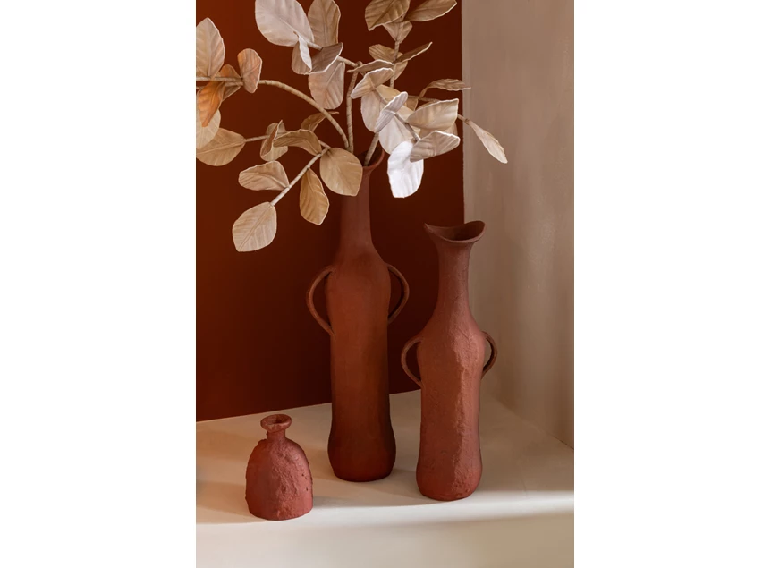 Vaas aluminium terracotta S sfeer