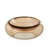 Sierschaal carol glas caramel L