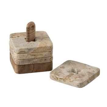 D/4 onderzetter marmer naturel/beige