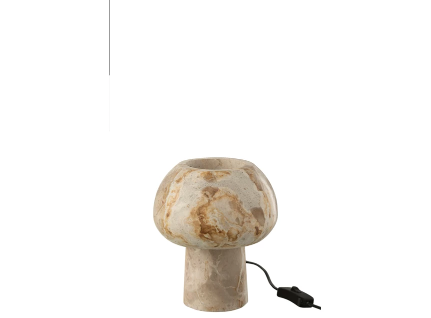 Tafellamp marmer beige