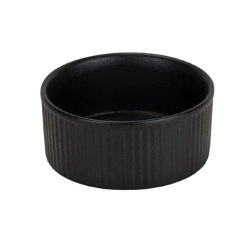Yara black ramekin 7x3.5cm