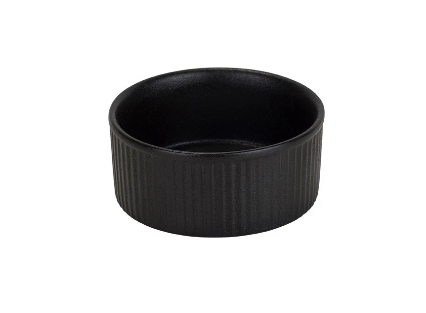 Yara black ramekin 7x3.5cm