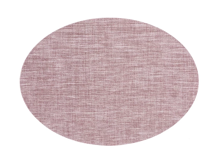 Placemat embossed oval mauve.jpg