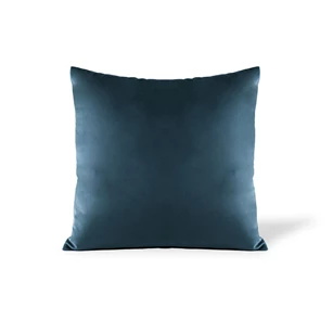 Kussen microvelvet dark blue