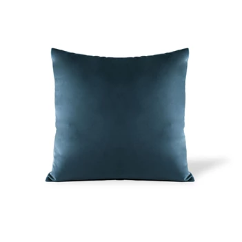 Kussen microvelvet dark blue