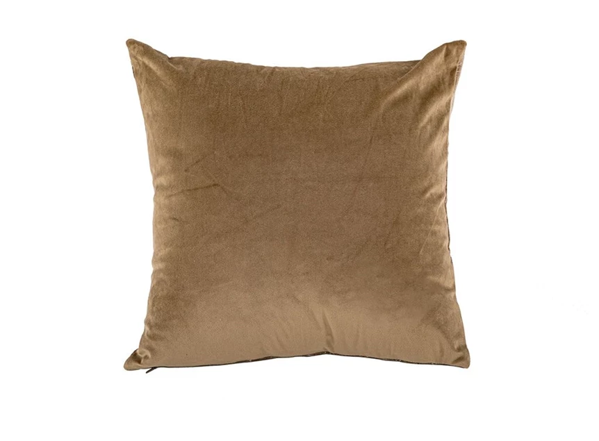Kussen Anna taupe achterkant