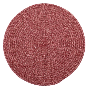 Placemat rond Myra mauve
