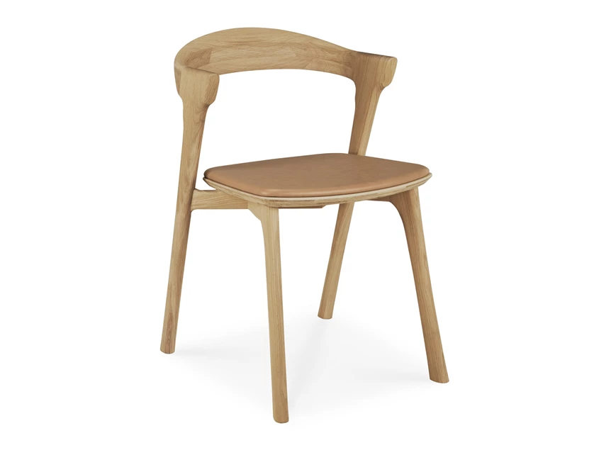 Armstoel Oak Bok Dining Chair Sienna Leather 51483 Ethnicraft