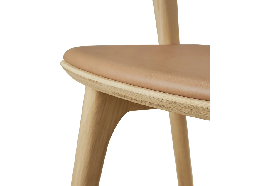 Zitvlak Armstoel Oak Bok Dining Chair Sienna Leather 51483 Ethnicraft