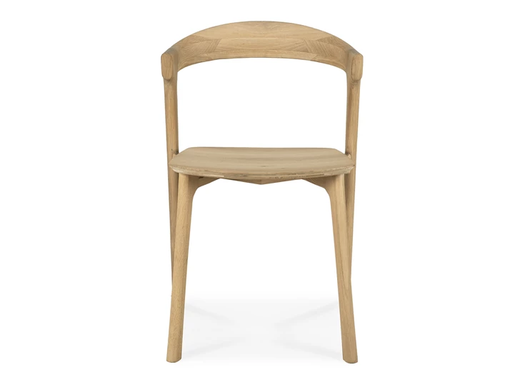 Front Armstoel Oak Bok Dining Chair Varnished 50073 Ethnicraft