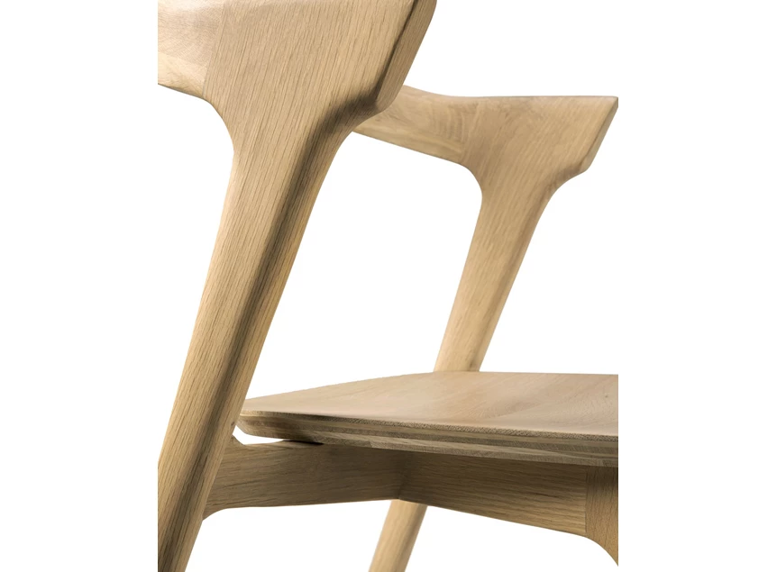 Zijde Armstoel Oak Bok Dining Chair Varnished 50073 Ethnicraft