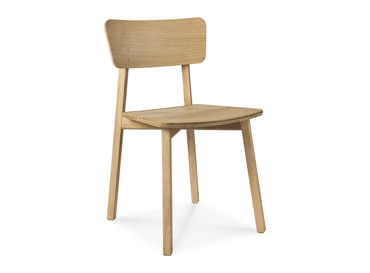 Stoel Oak Casale Dining Chair Varnished 50072 Ethnicraft