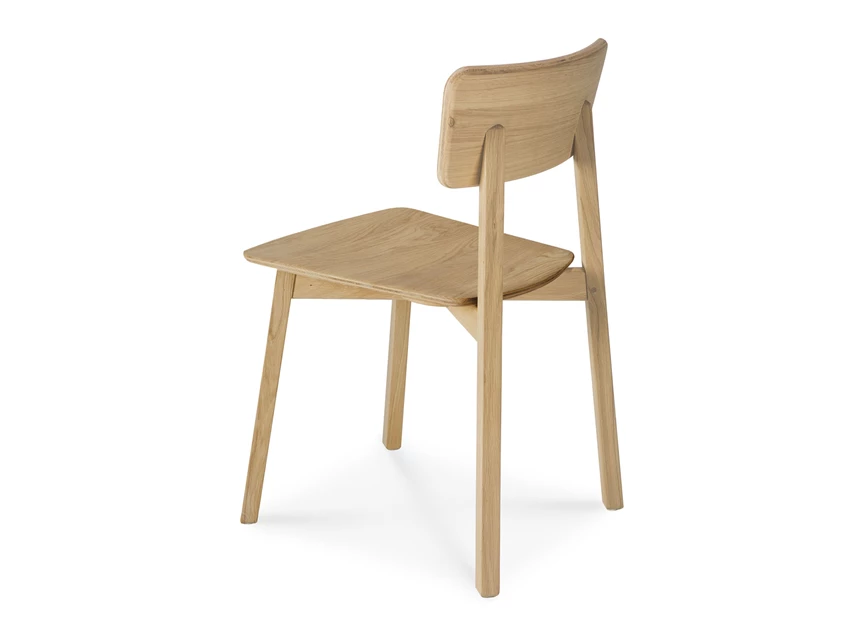 Achterkant Stoel Oak Casale Dining Chair Varnished 50072 Ethnicraft