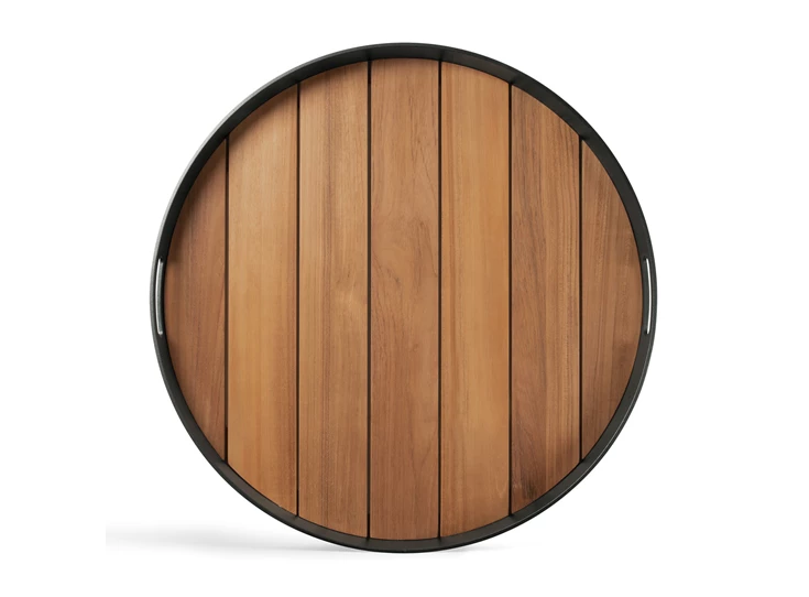 Dienblad Teak Core Outdoor Tray L Round 30003 Ethnicraft
