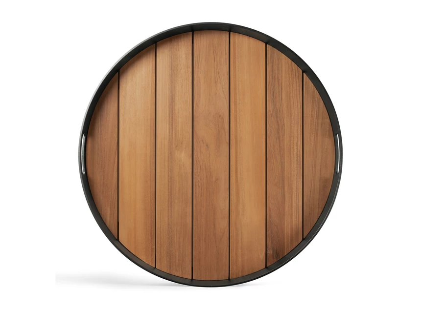Dienblad Teak Core Outdoor Tray L Round 30003 Ethnicraft