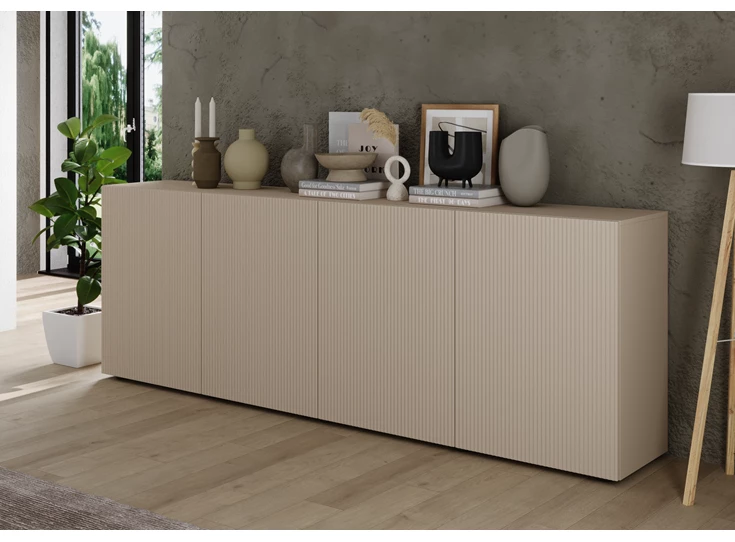 Dressoir Janeiro 4 deuren Cashmere decor