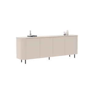 Dressoir 4 deurs arezzo cashmere blanco profiel
