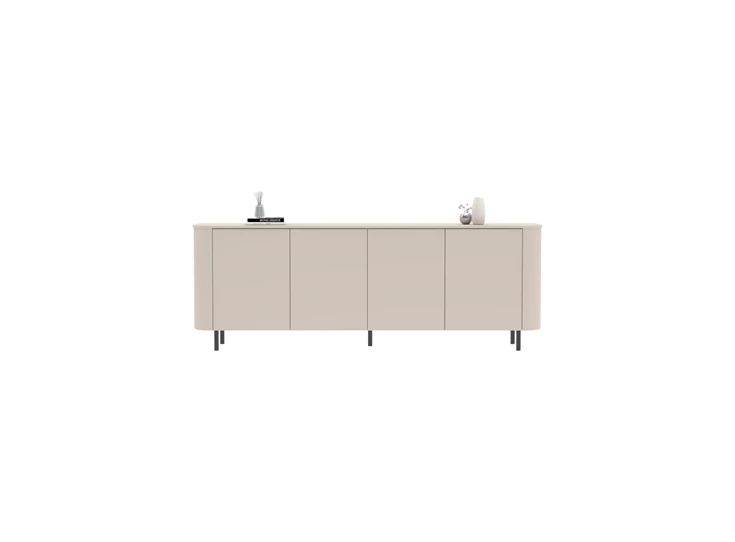 Dressoir 4 deurs arezzo cashmere blanco
