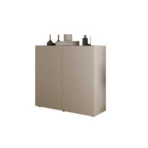 Hoge kast Janeiro 2 deuren cashmere profiel blanco