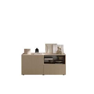 Tv kast Janeiro 1 deur 1 schuif Cashmere blanco