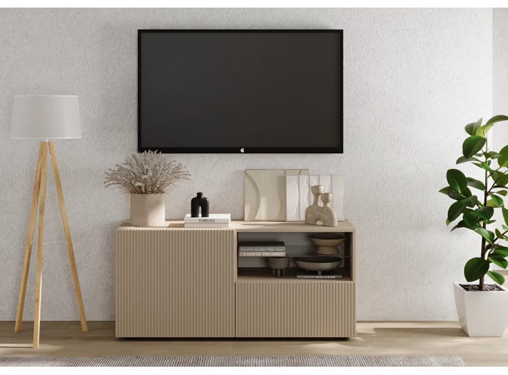 Tv kast Janeiro 1 deur 1 schuif Cashmere decor