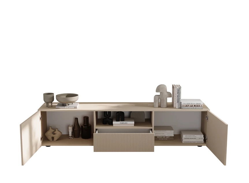 703119-02_open_.jpgTv kast Janeiro 2 kasten 1 schuif Cashmere blanco open