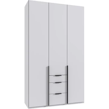 Draaideurkast Manhattan 3 deuren + 3 laden 135x236 blanco