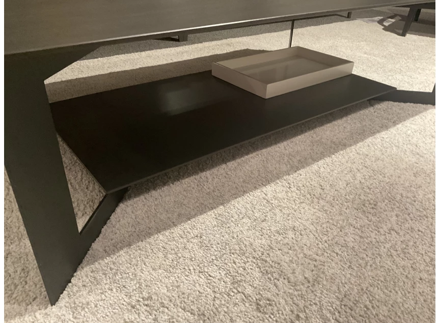 Onderblad Salontafel SQ keramiek Basalt Crest Karat