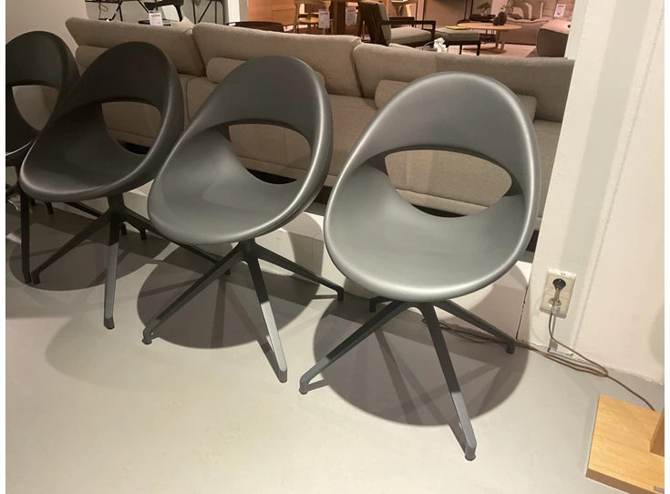 Stoelen Lucky X03 Dark Grey Tonon