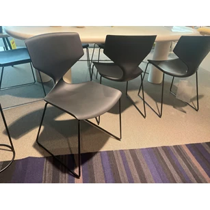 Stoelen Quo Black sledepoot Tonon