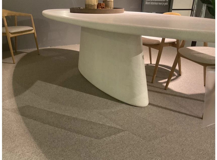 Onderstel Eettafel Eleva ovaal mortex cemento Liz Tables