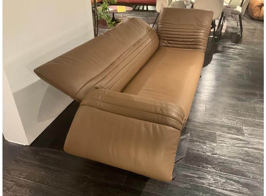 Verstelbare rugleuning Salon DS-142 Wing 2-zit leder cognac deSede