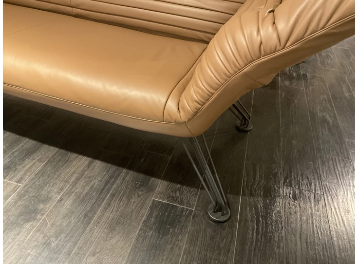 Onderstel Salon DS-142 Wing 2-zit leder cognac deSede