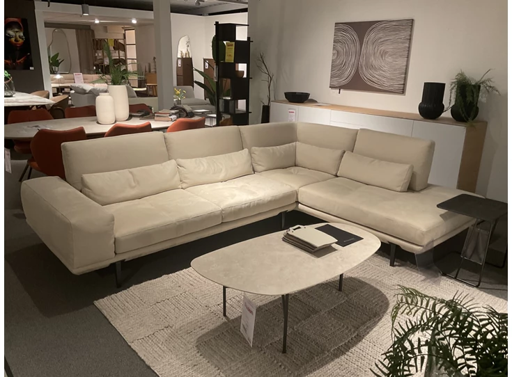 Salon Melvina stof beige Franco Ferri