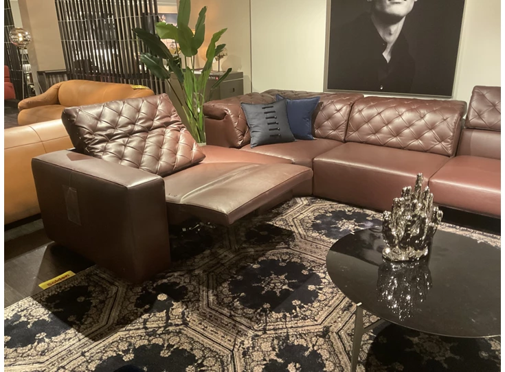 Elektrische relax Salon Skyline chocoladebruin Natuzzi Italia