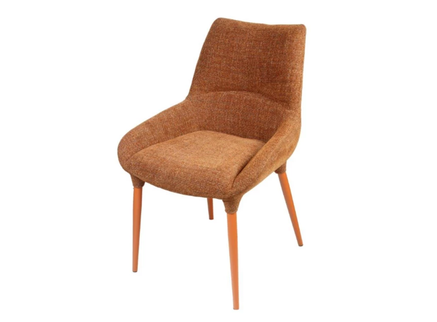 Stoel Shell Cocoon stof Chacha roest Lievens