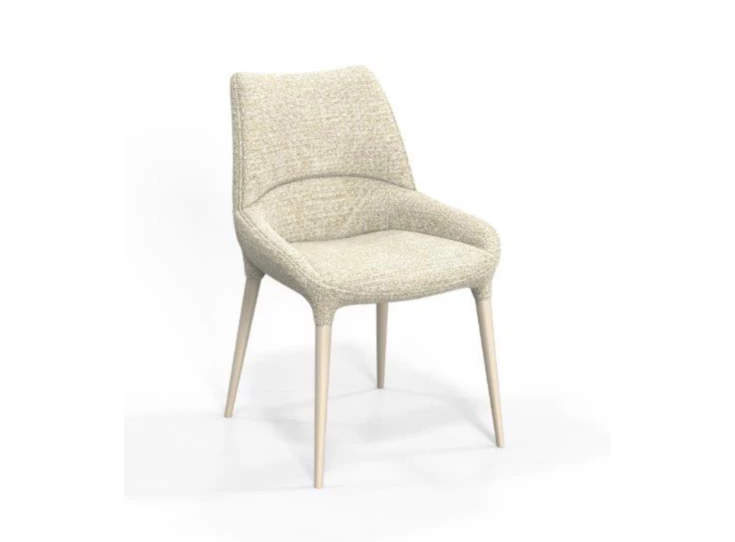 Stoel Shell Cocoon stof Chacha beige Lievens